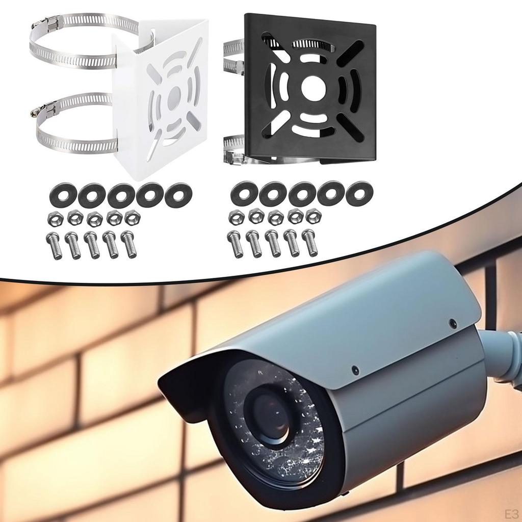 Sicherheitskamera Vertikale Stangenhalterung Adapter Metallhalterung Universell für LED-Wandleuchte