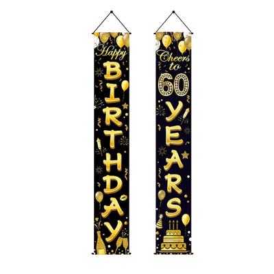 Coppia di compleanno da appendere alla porta Decorazione di sfondo per feste in casa
