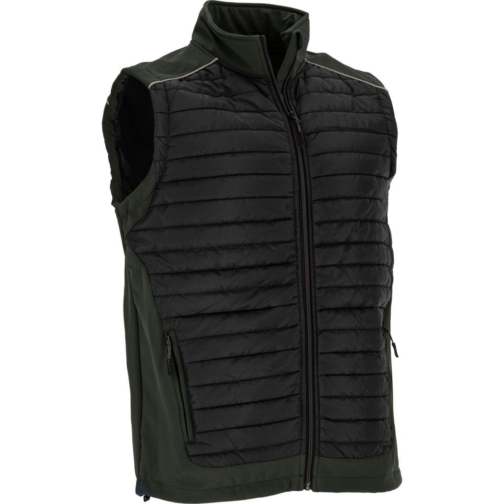 Insulated Sleeveless Jacket Black-Green, "", Ce, Lahti