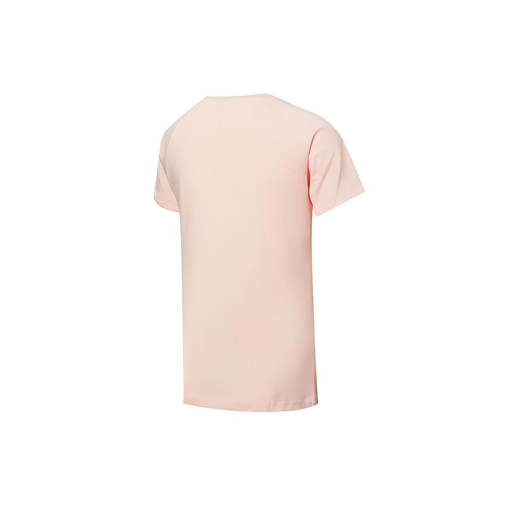 Puma Tape Logo Print American Vintage Casual Sports Crew Neck Short Sleeve T-Shirt Women Tops Pink 587004-03