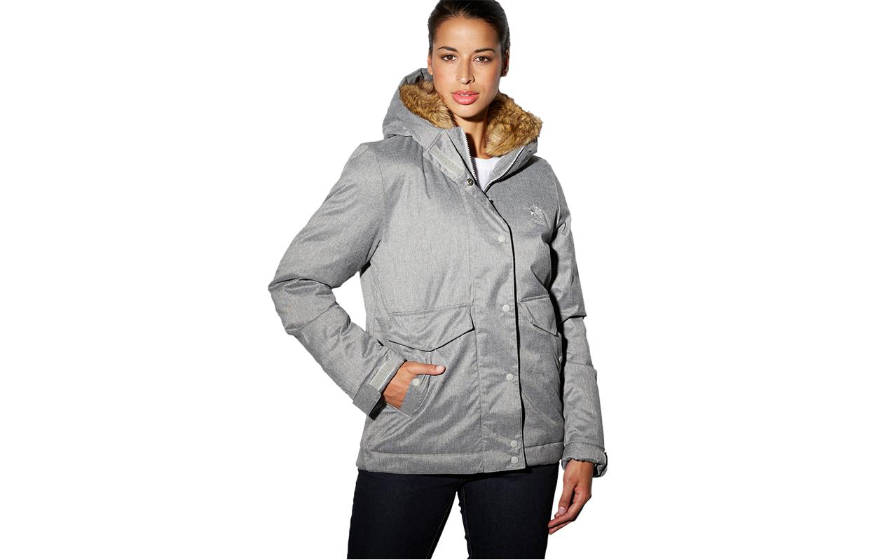 Reebok Jackets Women s Gray Hooded Moderate Other AY0465 L