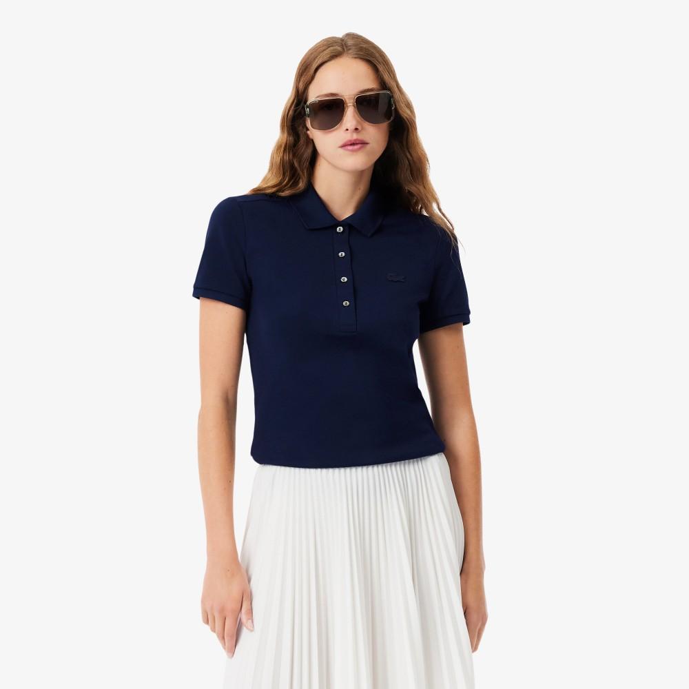 Lacoste Women's Slim Fit Mini Pique Polo Shirt PF5462-56G166