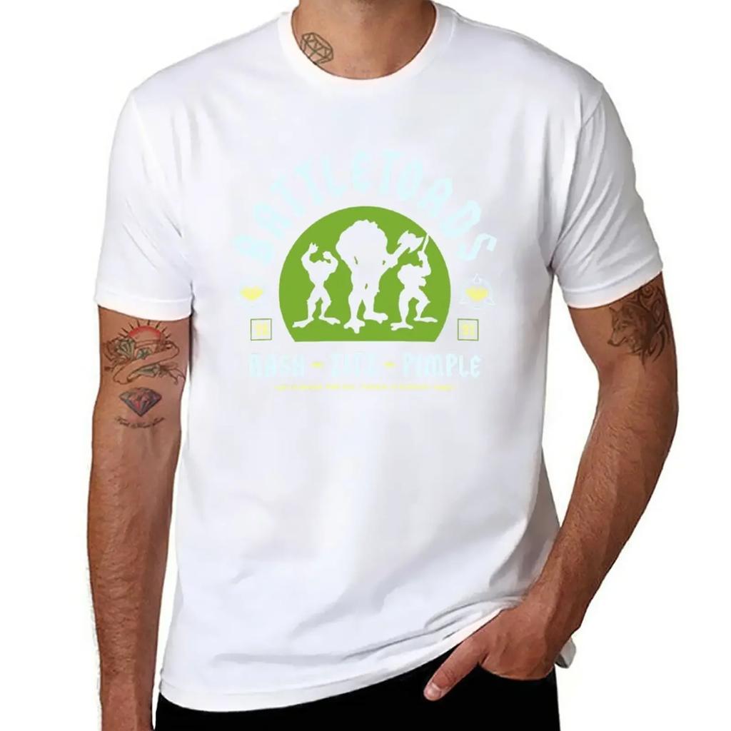 Battletoad Trio T-Shirt Summer Tops Customs Vintage T Shirts for Men