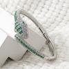 Animal Green Snake Open Bracelet Versatile High-end Hand Accessories Light Luxury Accessories for Women