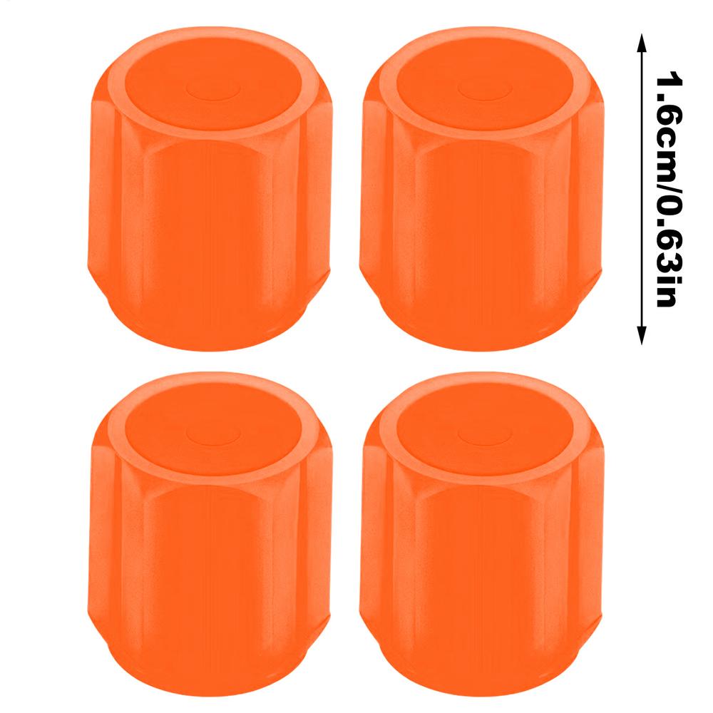 4pcs Cars Luminous Tire Valve Covers Glow In The Dark Tire Valve Caps Rubber Tire Valve Stem Caps Car Wheel Air Valve Cover