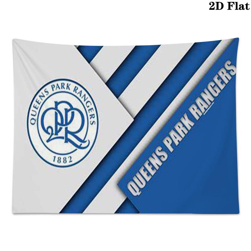 Queens Park Rangers Wandteppich Ästhetischer Wandbehang Bedruckte Stoffdecke Dekorative Wandteppiche für Schlafzimmer Wohnzimmer Heimdekoration