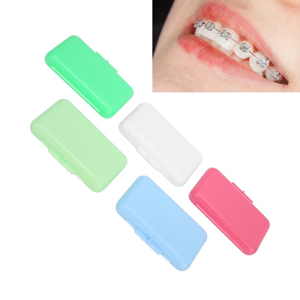 5pcs Fruit Flavor Orthodontic Protection Wax Mouth Teeth Protection Oral Dental Braces Wax