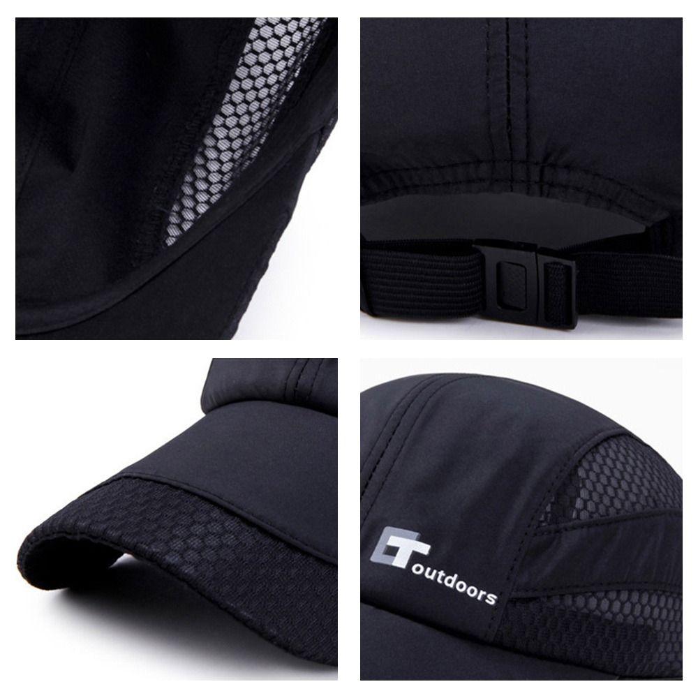 Adjustable Baseball Cap Quick-Dry Sunscreen Cap Portable Sun Hat Women Men