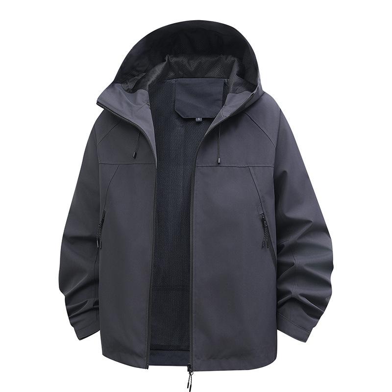 New Outdoor Jacket Men's Spring and Autumn Sports Outdoor Fashion Couple's Mountaineering Suit Windproof Waterproof Single Jacket Men