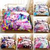 Nyubara Reona Anime Raise A Suilen Bedding Set Printed With Pillowcase Bed Duvet Cover Soft Single Double Queen Super King Size