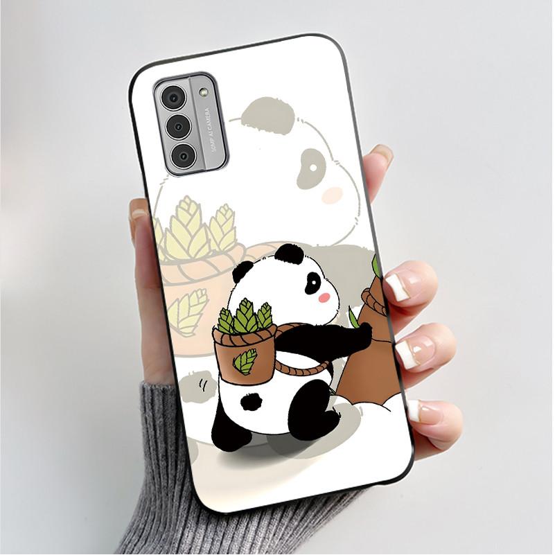 Custodia per Telefono Stampata Per Nokia G42/Nokia G310 5G/Nokia G60 5G/Nokia G100 Cover Guscio Morbido in Silicone Nero Custodie Carine con Fiori e Cartoni Animati