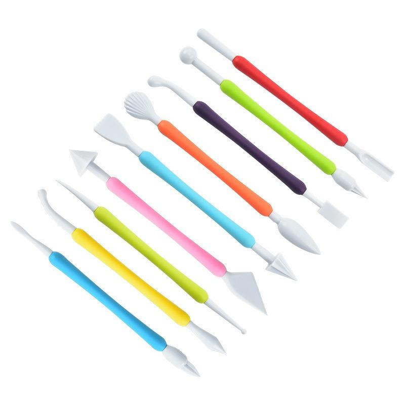 BEPAN Home Kitchen Baking Tools Fondant Tool Set Engraving Pen Chocolate Cake Flower Pen Kitchen Cream Pen Food Production