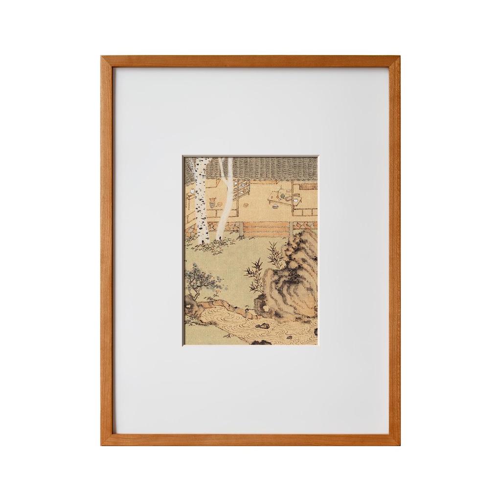 American Cherry Wood DIY Picture Frame for Paintings, Puzzles, Photos, and Calligraphy