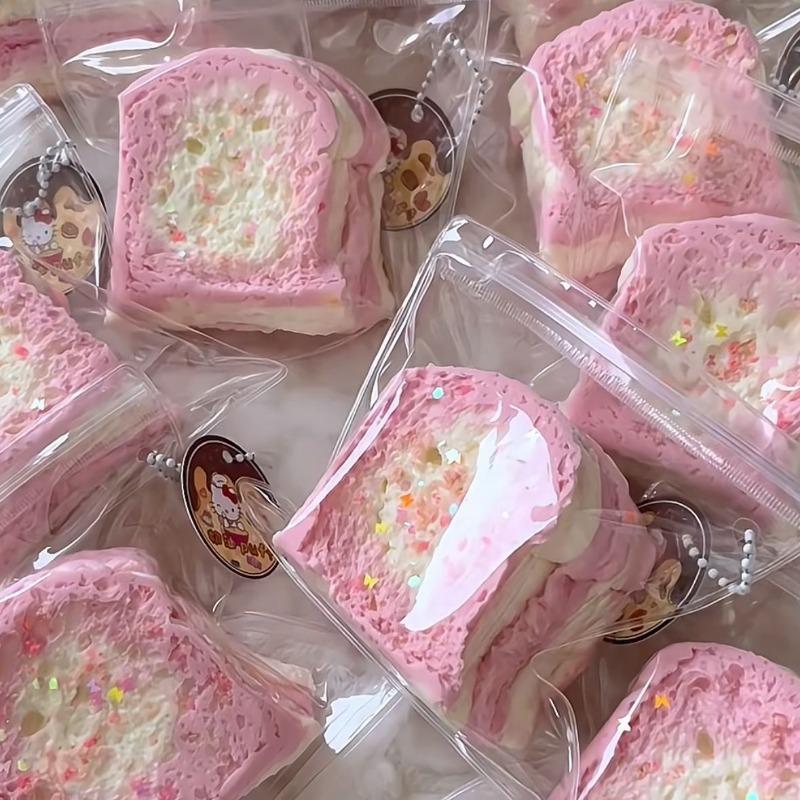 Toast Pinch High-looking Handmade Toast Toy with Watery Texture and Slow Rebound
