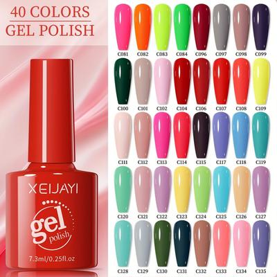 7.3ml Gel Nail Polish Semi-permanent Manicure Soak Off UV LED Colorful Nail Gel Varnishes