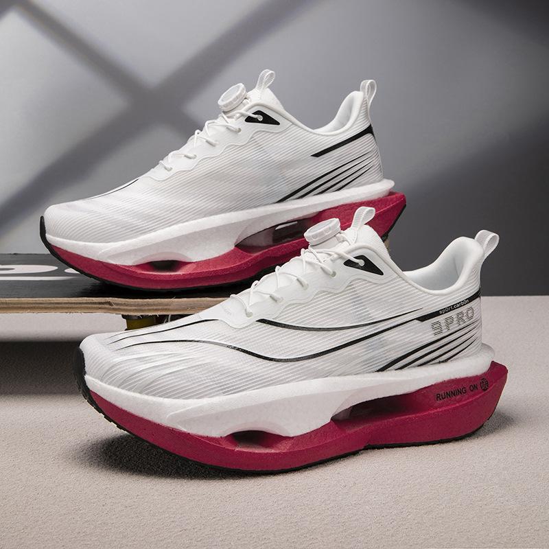 New Red Rabbit 9PRO Running Shoes Boys and Children Students Rotating Button Body Test Breathable Lightweight Carbon Board Moving Shoes Women's 8PRO