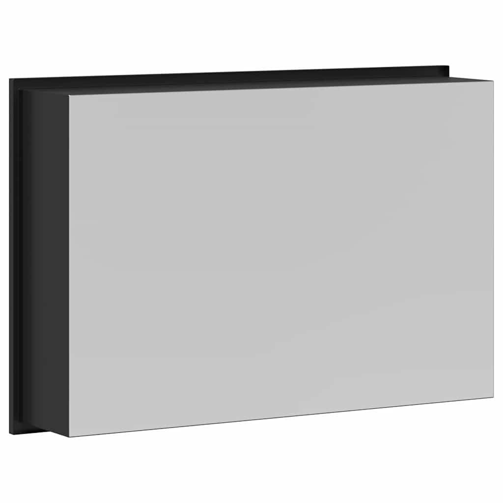 Shower Shelf in Black 45 x 30 x 9.5 cm Stainless Steel
