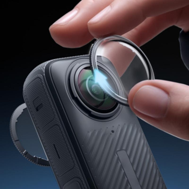Standardní kryt objektivu pro fotoaparáty X4 Chránič objektivu Ochrana fotoaparátu Snadná instalace a sejmutí pro outdoorové nadšence