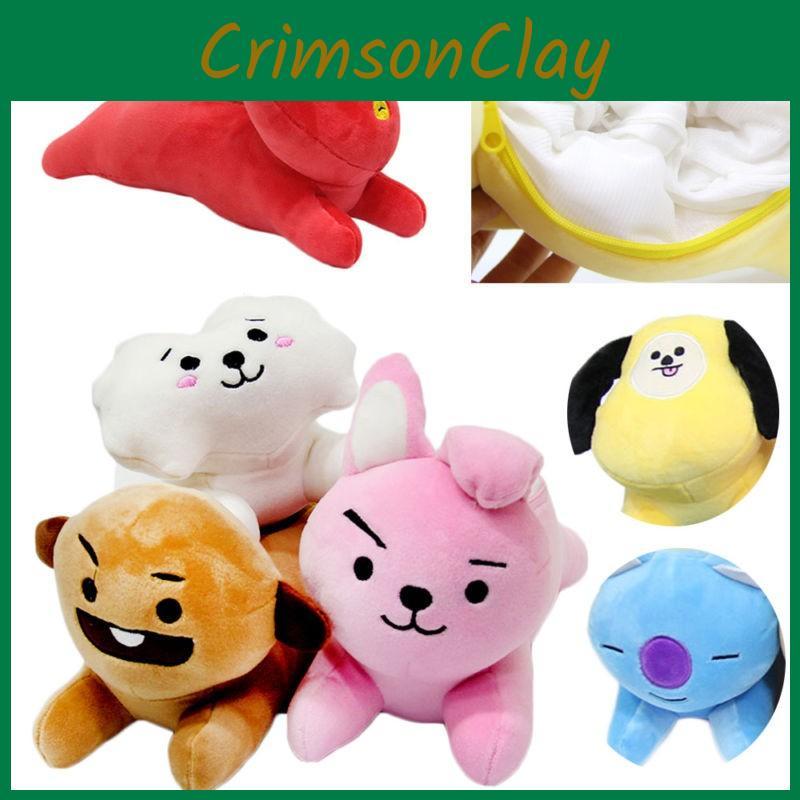 Bt21 Tas Stoffpuppe Beutel Spielzeug Mit Beliebten Bangtan Boys Bts Plüsch Federmäppchen Für Kpop Fans
