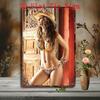 SUBAKBANDHA Sexy Metal Poster 8x12 Inch Retro Wall Art - Easy To Hang Decor For Home Bar Club Garage Man Cave Bathroom