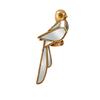 Golden Mirror Peacock Wall Hanging Simulated Golden Bird Decorative Piece Background Wall Decoration Pendant Room Decor