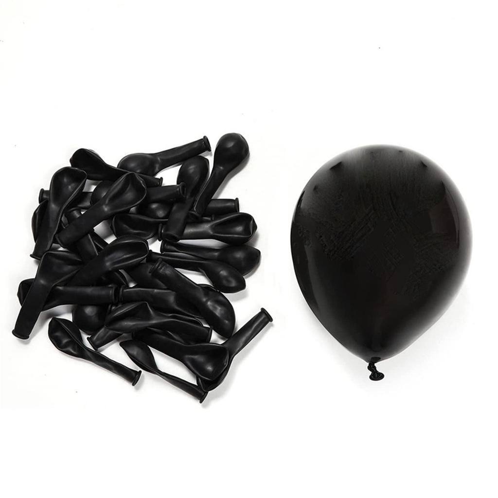 Schwarz 5 Zoll, 10 Zoll, 12 Zoll, 18 Zoll, 36 Zoll Rund Latex Geburtstagsparty Dekoration