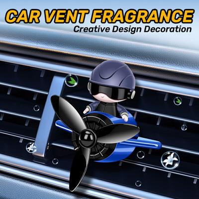 Car Air Outlet Aromatherapy Perfume Creative Air Force Small Aircraft Design Car Interior Decoration Car Air Freshener