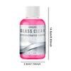 Concentrated Car Glass Coating Waterproof Windshield Wiper Fluid, Keeps Surfaces Smooth, Rainproof, and Anti-Fog Without Streaks,