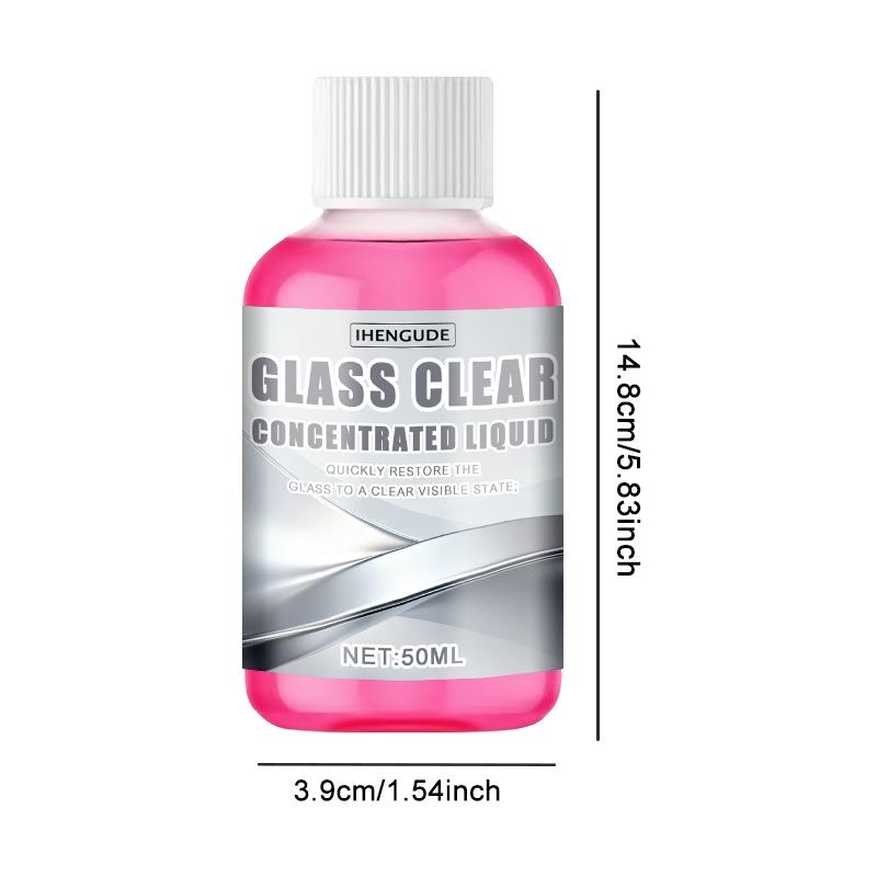 Concentrated Car Glass Coating Waterproof Windshield Wiper Fluid, Keeps Surfaces Smooth, Rainproof, and Anti-Fog Without Streaks,