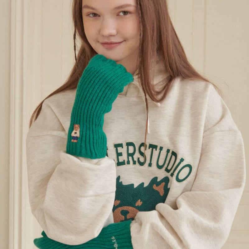 

AMBLER Перчатки с отверстием для пальца Один медведь AG101 (зеленый) free