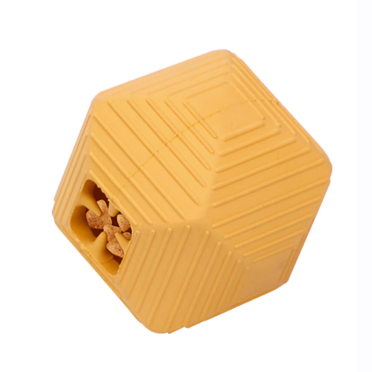 

1 шт.-Игрушки для питомцев, жевательные мячи для собак, мячи-головоломки с дозатором корма, тренировочные мячи для развития интеллекта с дозатором корма, товары для игрушек для собак оранжевый