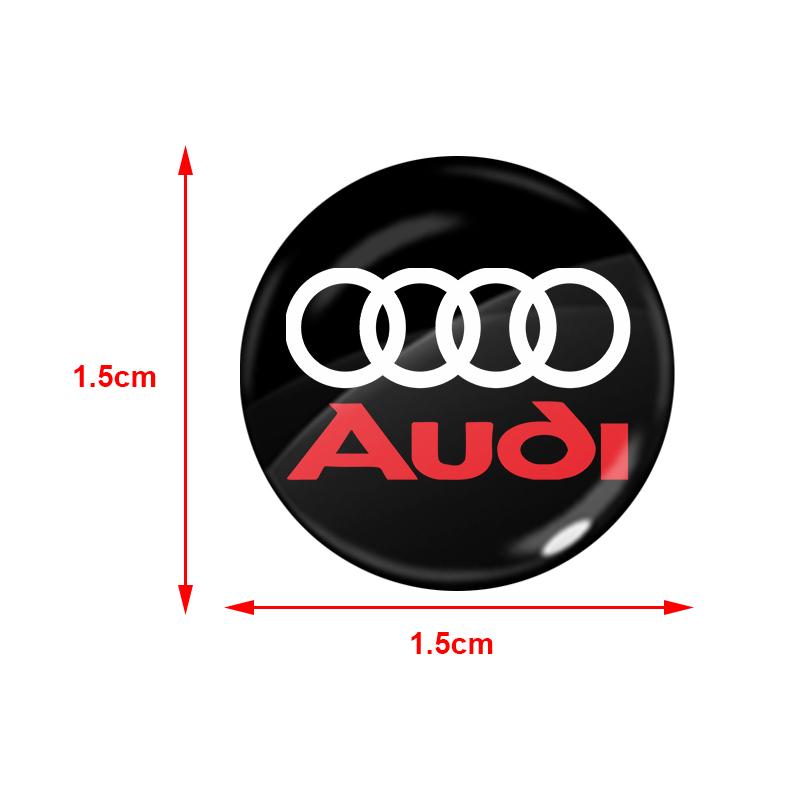2026 Hot Car Door Handle Sticker Emblems 3D Dome Shape Auto Handle Protector For qaz1 A1 A3 8P A4 B5 B6 B7 B8 A5 A6 C5 C6 C7 A7 A8 Q3 Q5