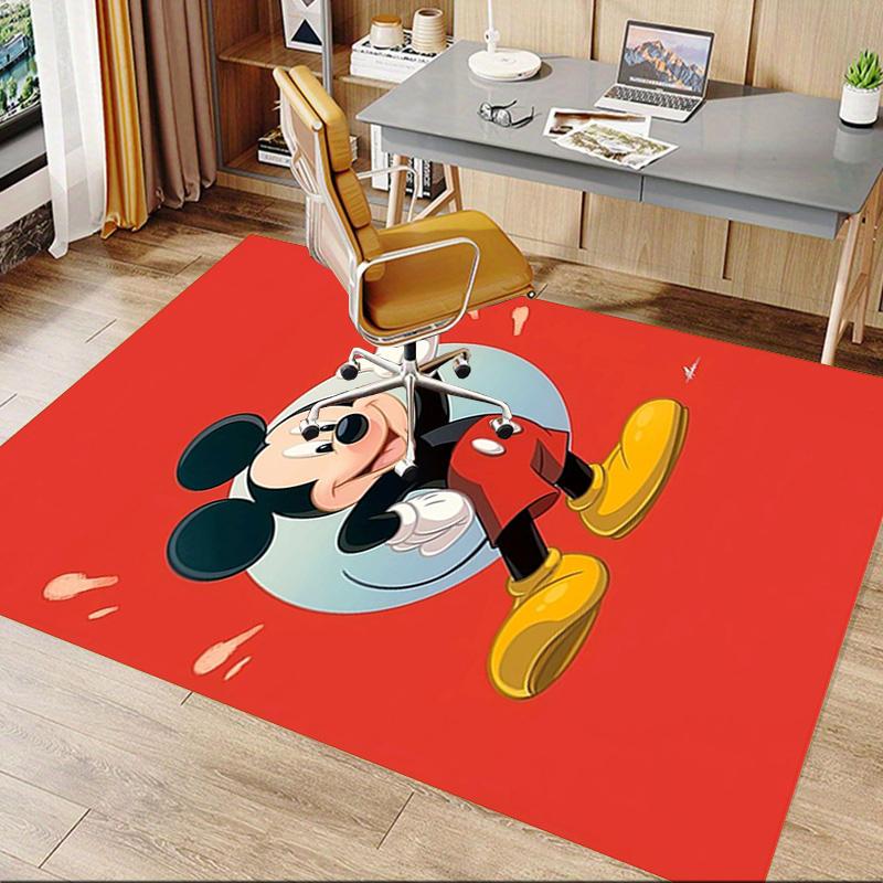 Mickey Mouse Adventure Carpet For Playroom Bedroom Living Room Sofa Home Decorkids Game Area Rug Nonslip Floor Mat