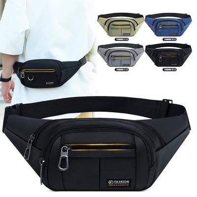Men's Waterproof Outdoor Sports Bag Pouch Korean-Style Waist Fanny Pack Crossbody Male Banana Chest Package