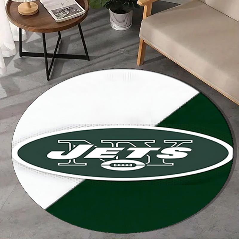 Jets Helmet Round Rug for Livingroom,Bedroom, Palyroom, Chair Rug, Area Rug, Circle Carpet, Large Size Fan Christmas Gift