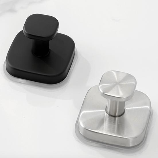 Stainless Steel Suction Cup Hook Heavy Duty Front Door Wreath Hanger No Drill Bathroom Glass Window Mirror Shower Towel Robe Vacuum Hook