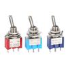 3-Pin 2-Position Rocker Head-Shaking Toggle Switch MTS-102 (M6 Installation)