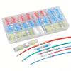50-500Pcs Boxed Solder Seal Wire Connectors Kit 3:1 Heat Shrink Butt Connectors Waterproof Insulated Electrical Terminals