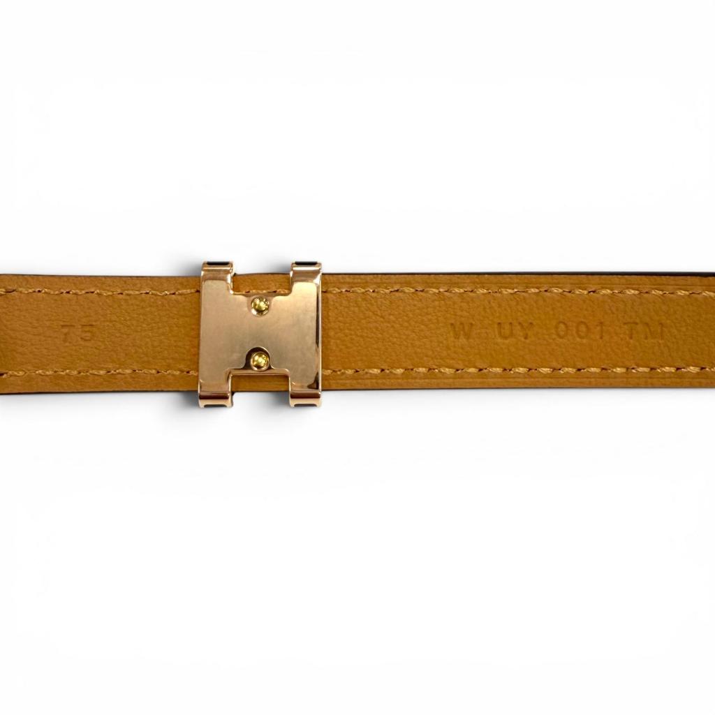 Pristine HERMES belt Pop H 15 Epsom Leather Women Used