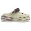 Crocs Crush Clog EVA GREAT WALK Xiongtu French Fries Pie Vibe Style Comfortable and Versatile Hole Shoes Unisex White