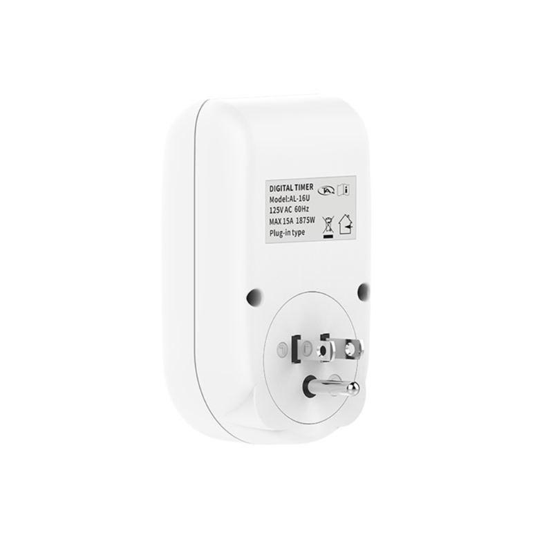 High Capacity Timer Outlet Featuring Digital Display Easy Operation for Appliances 1875W 125V Voltages NEMA Compatible
