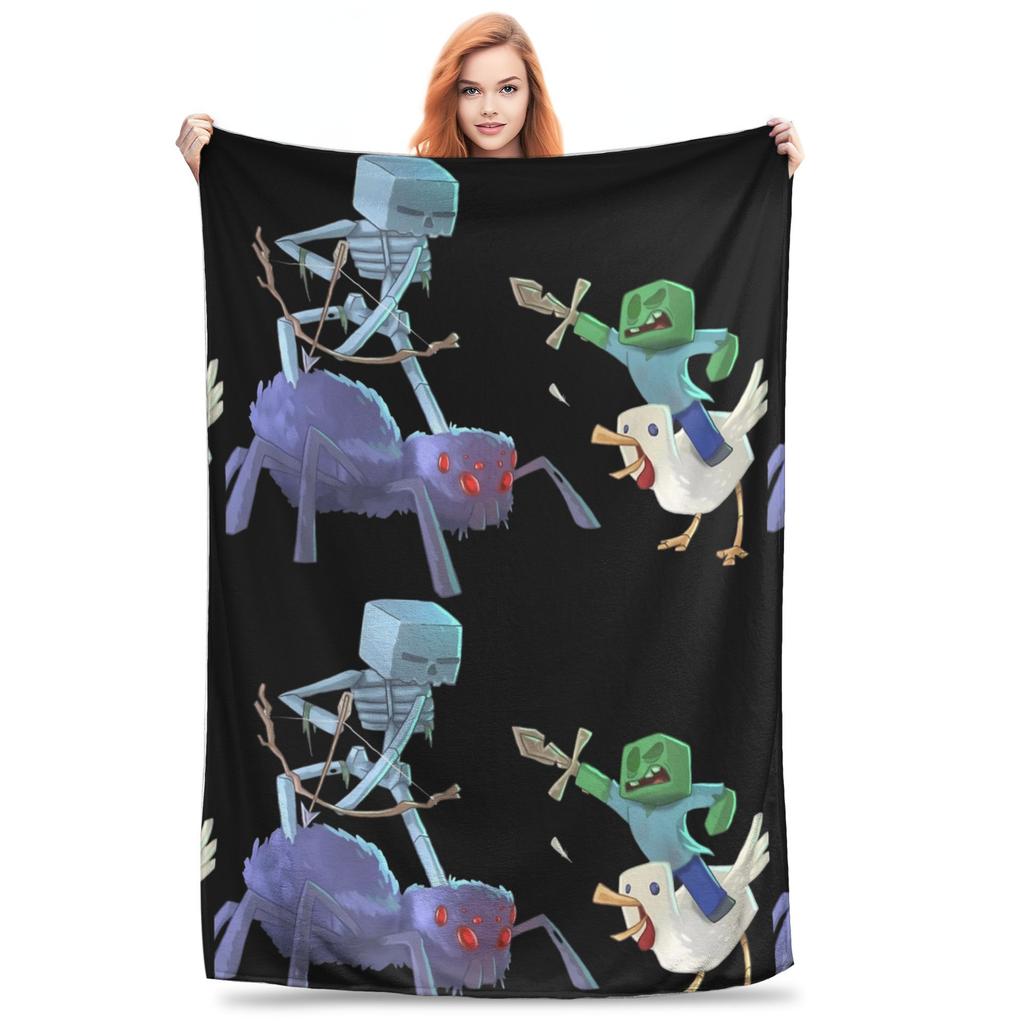 Chicken Jockey Blankets  Fuzzy Awesome Soft Throw Blankets for Home All Season