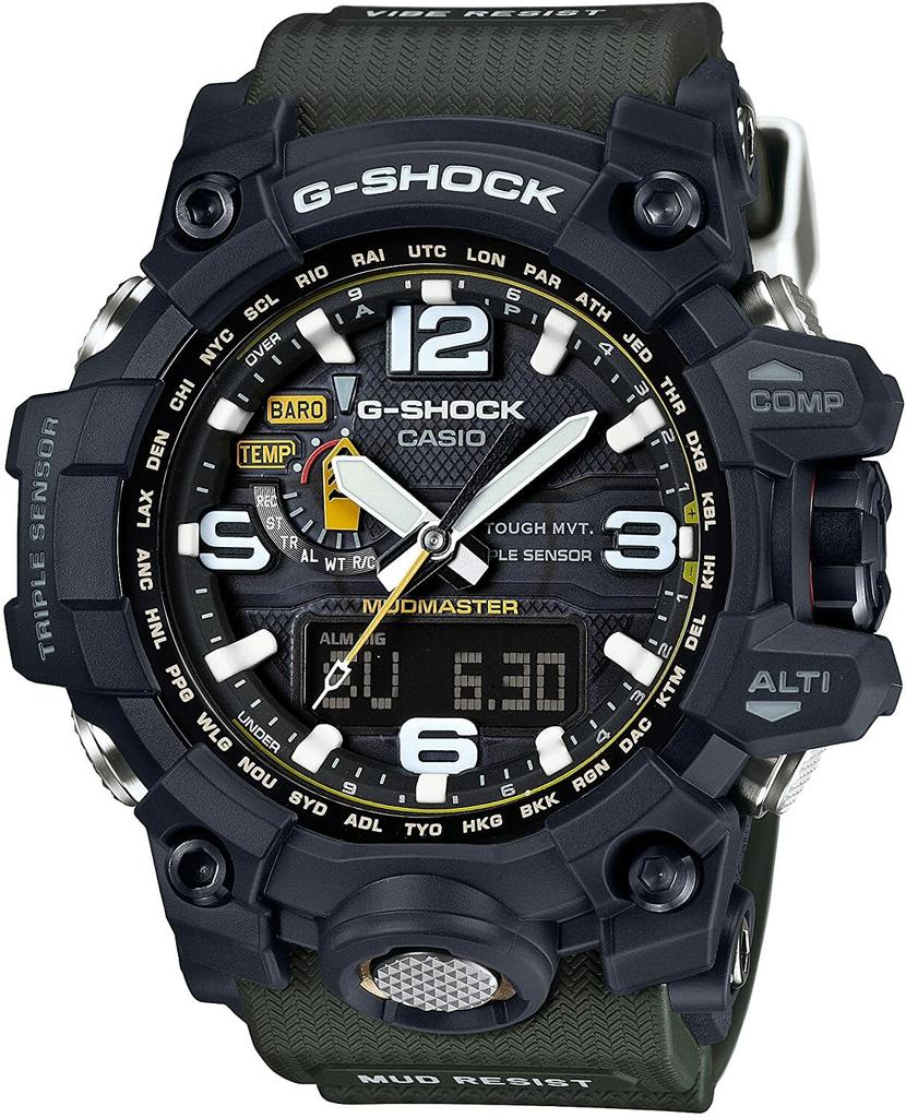 Casio G-SHOCK GWG-1000-1A3JF MUDMASTER Men Japan Green 56mm Khaki GWG-1000-1A3