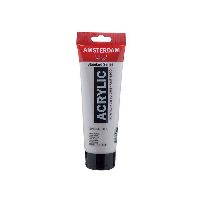 Peinture Acrylique en tube - Bleu de perle - 820 - Amsterdam - 250ml