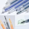 Penna Fineliner Vuota Ricaricabile Multitaglia Marcatori da Disegno Pennello da Schizzo Punta Fine Penna per Lettering Anime Forniture d'Arte Cancelleria