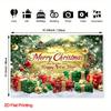 1Pcs Festive Christmas Gifts Scene Pattern Decoration Background Xmas Backdrop Decorations For Photo Studio Photo Booth Party