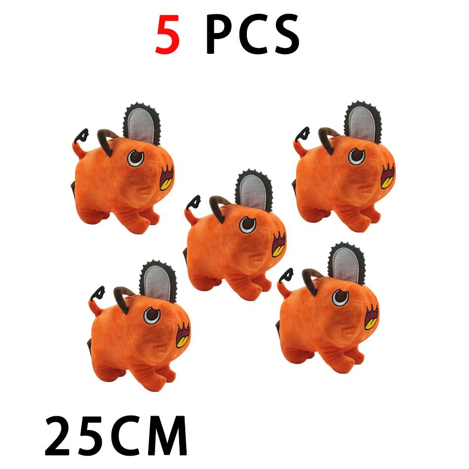 10-40cm Anime Chainsaw Man Dolls Plush Toy Cartoon Pochita Orange Dog Pillow Stuffed Soft Toy for Kids Birthday Gift