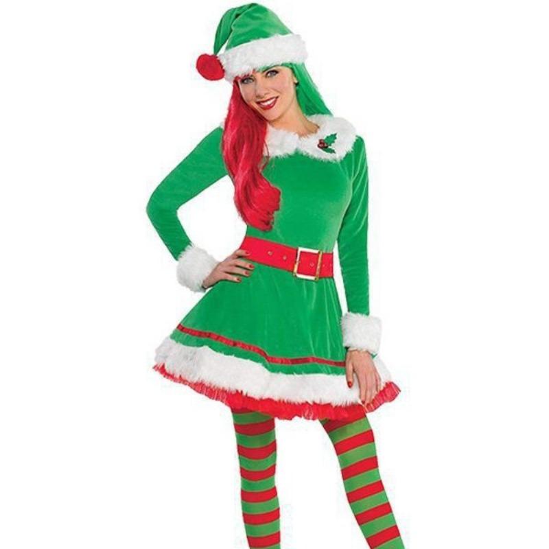 Crăciun Nou, Haine de Crăciun pentru Adulți, Copii, Femei, Rochie de Crăciun Luminoasă