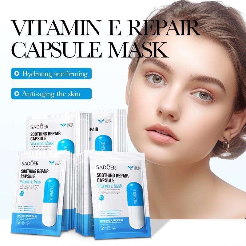 SADEOR Vitamin E Soothing Repair Capsule Mask Feuchtigkeitsspendende Maske