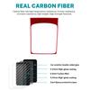 Real Soft Carbon Fiber Sticker For Volkswagen Polo 2002 2003 2004 2005 2006 2007 2008 2009 Car Manual Gear Shift Outer Frame
